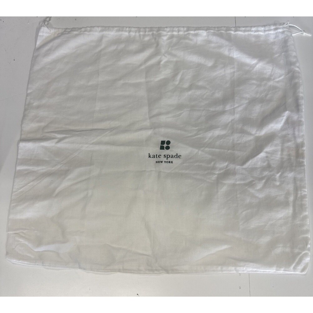 Kate Spade New York Dust Bag Large Purse Tote Storage White L 17" x 19"